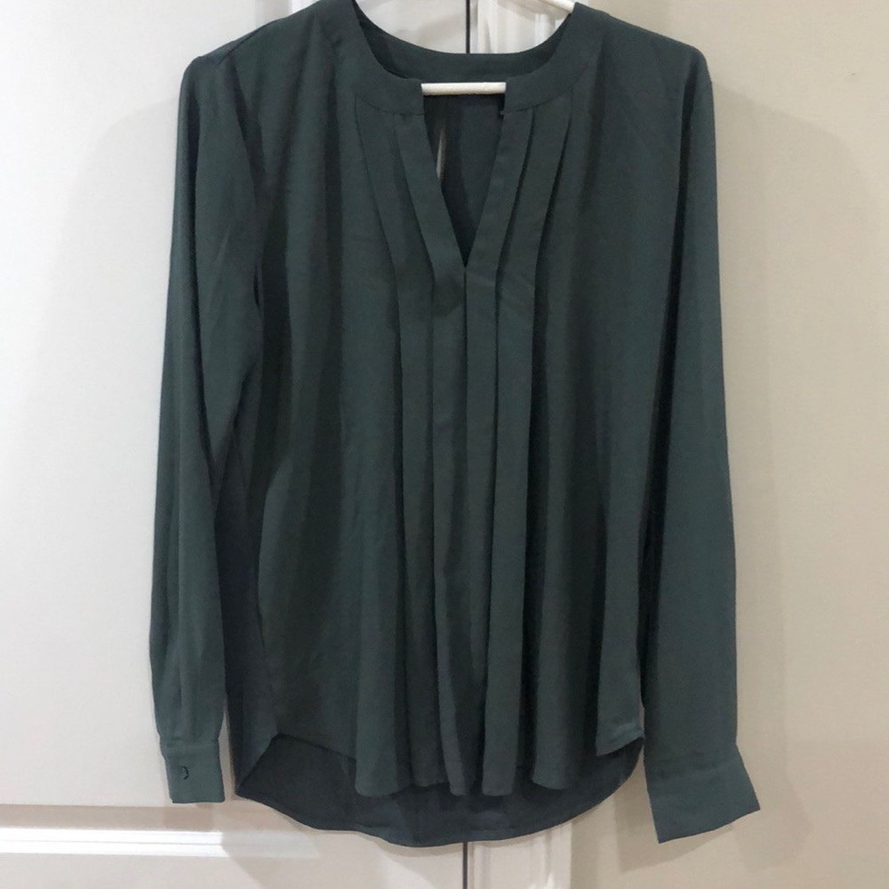 Ann Taylor Pleated Blouse